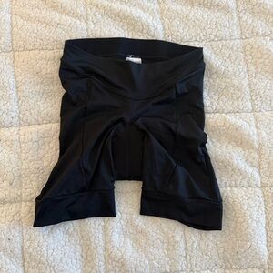 Louis Garneau Black Women's Bike Shorts with Wide Waistband